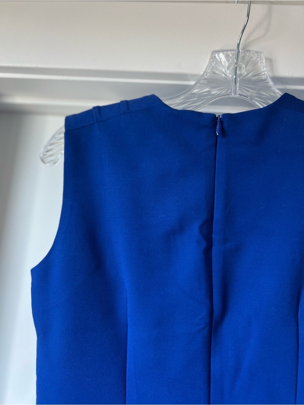 Taylor Sleeveless Cobalt Blue Sheath Dress - Picture 8 of 9